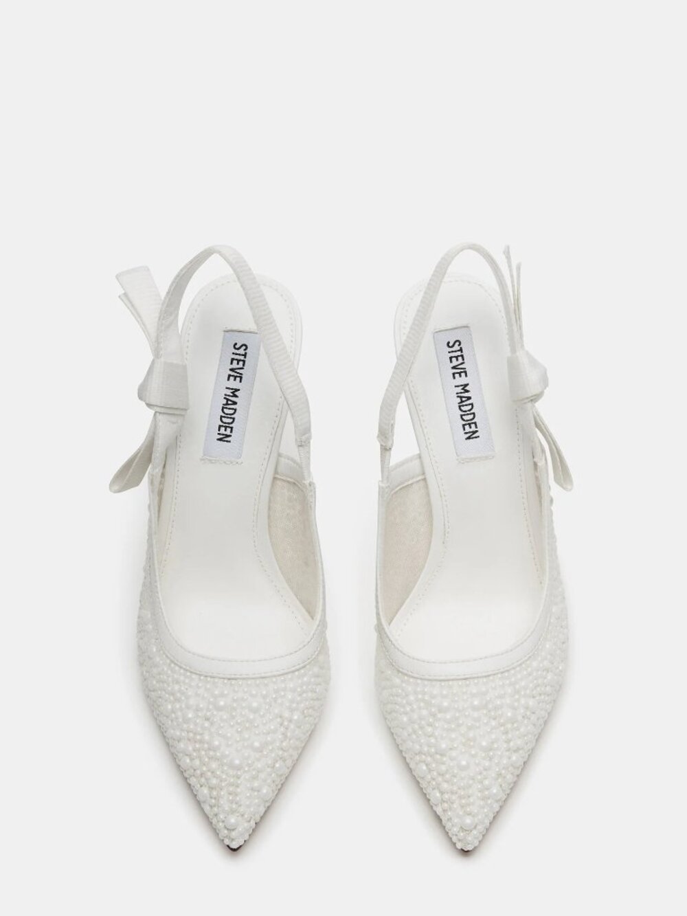 Steve Madden Bri White Lace Pearl - Picture 5 of 5